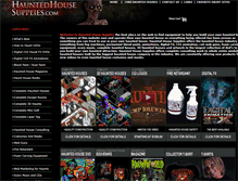 Tablet Screenshot of hauntedhousesupplies.com